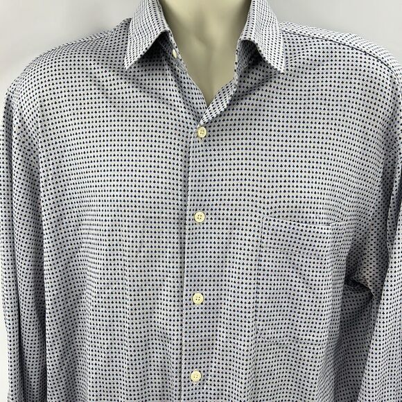 Peter Millar long sleeve button up shirt size large - Picture 1 of 8